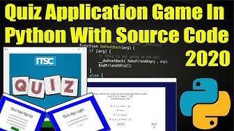 'Video thumbnail for Quiz Application In Python With Source Code 2020 Free to Download'