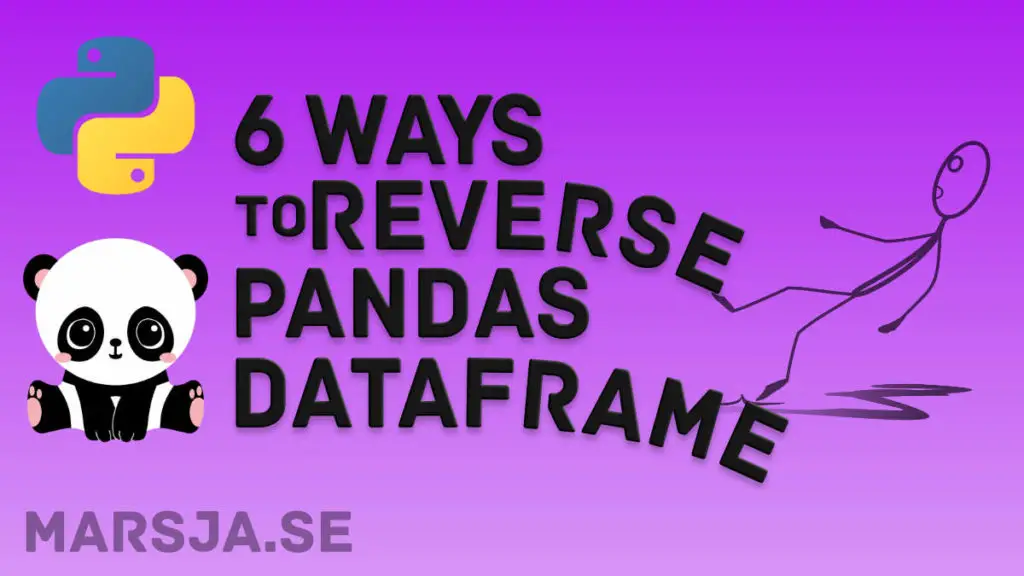 reverse pandas dataframe