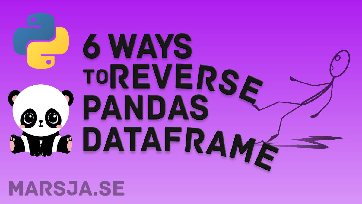 reverse pandas dataframe