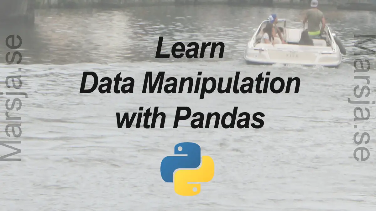 data manipulation in python with pandas