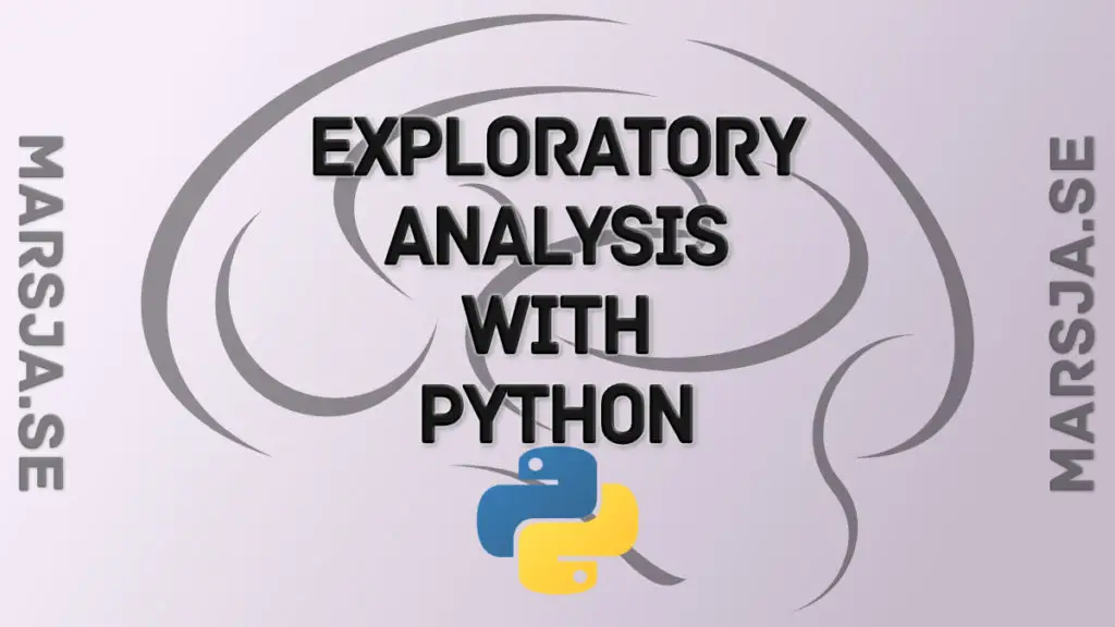 exploratory data analysis in Python with Pandas