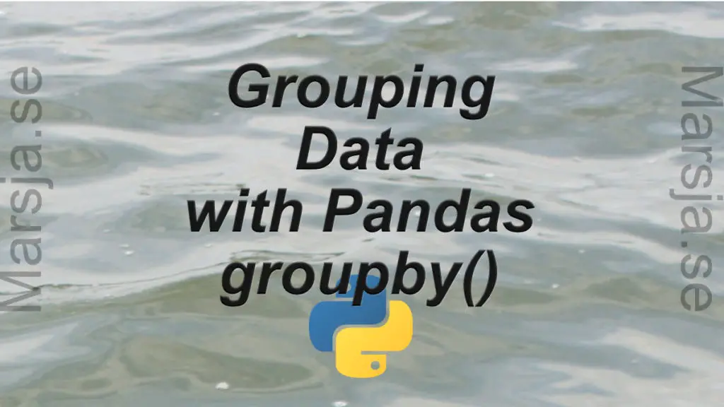 pandas groupby tutorial