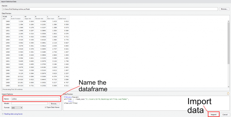 How to Import Data: Reading SAS Files in R with Haven & sas7dbat
