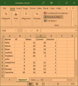 Pandas Read Excel Tutorial - Example xlsx File