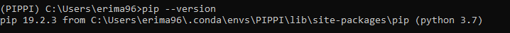 latest version of pip latest version of pip