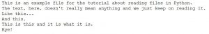 How to Read a File in Python, Write to, and Append, to a File