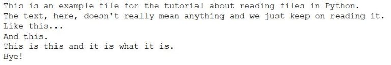 How to Read a File in Python, Write to, and Append, to a File
