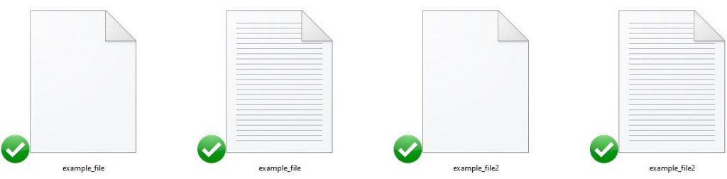 Files in Windows Explorer