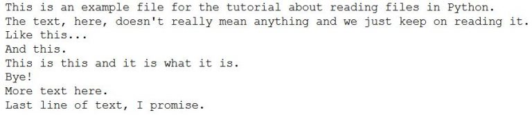 How to Read a File in Python, Write to, and Append, to a File