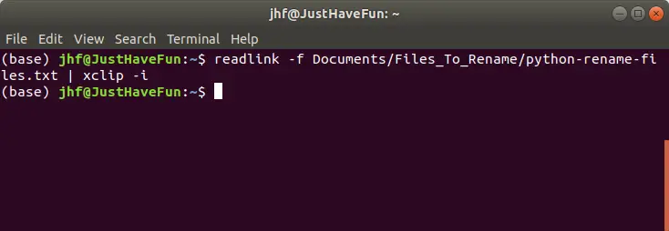 Python renaming files in Linux