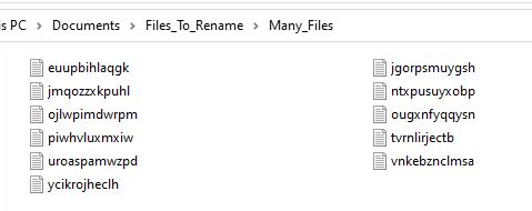 renaming multiple files in python