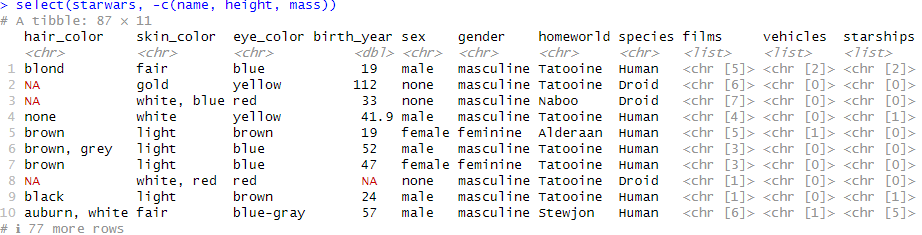 two column removed from dataframe