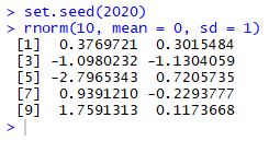 replicate in r to simulate data