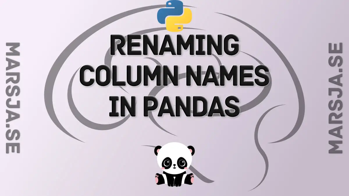pandas rename columns pandas rename columns
