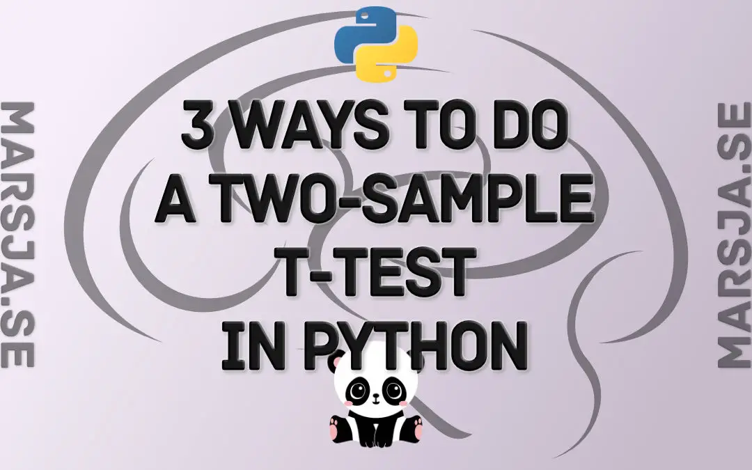 two sample t-test Python