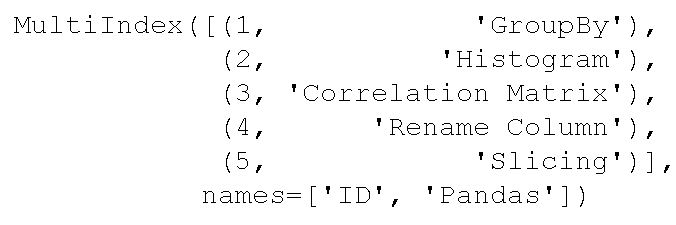 indexes (columns)