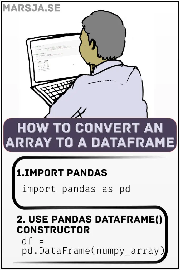 Converting Numpy Arrays to pandas Dataframes