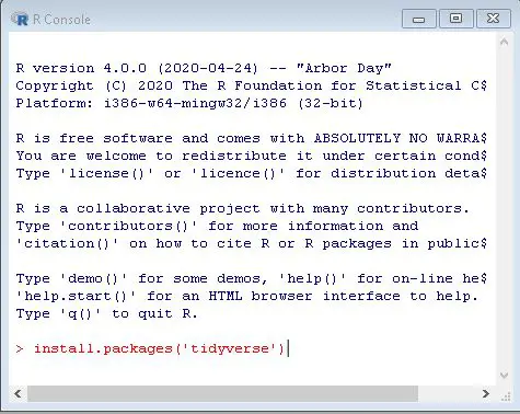 Installing tidyverse to use dplyr to remove column in r