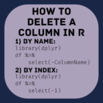 How to remove a column by name and index in R