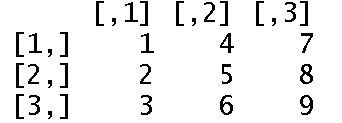 matrix in R