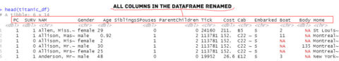 rename column r rename column r