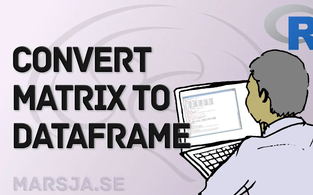 Learn How to Convert Matrix to dataframe in R with base functions & tibble