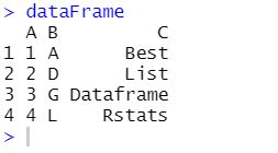 convert list to dataframe in R