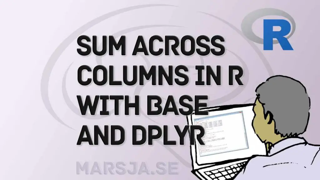 sum across column in R