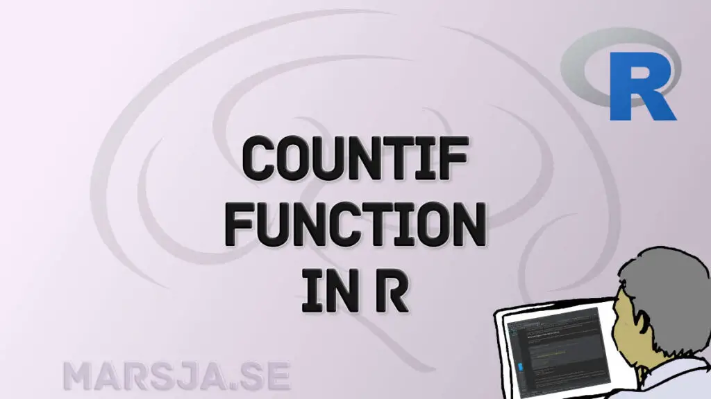 countif function in r