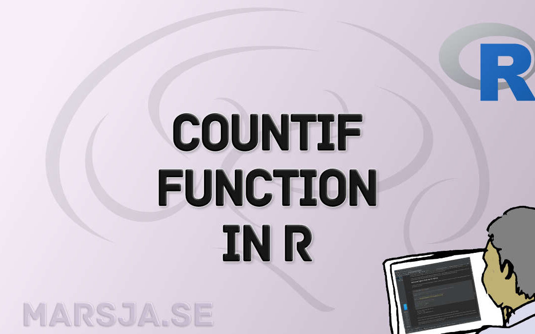 countif function in r