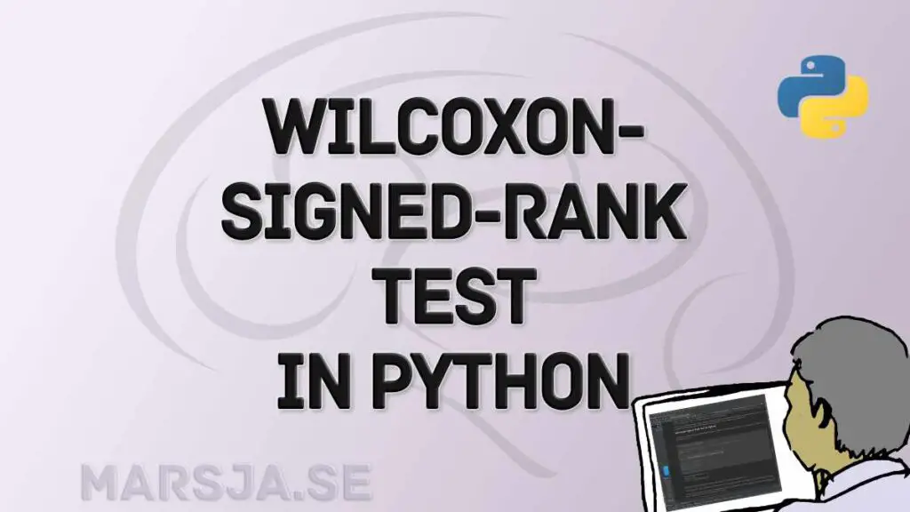 wilcoxon signed-ranked thest python