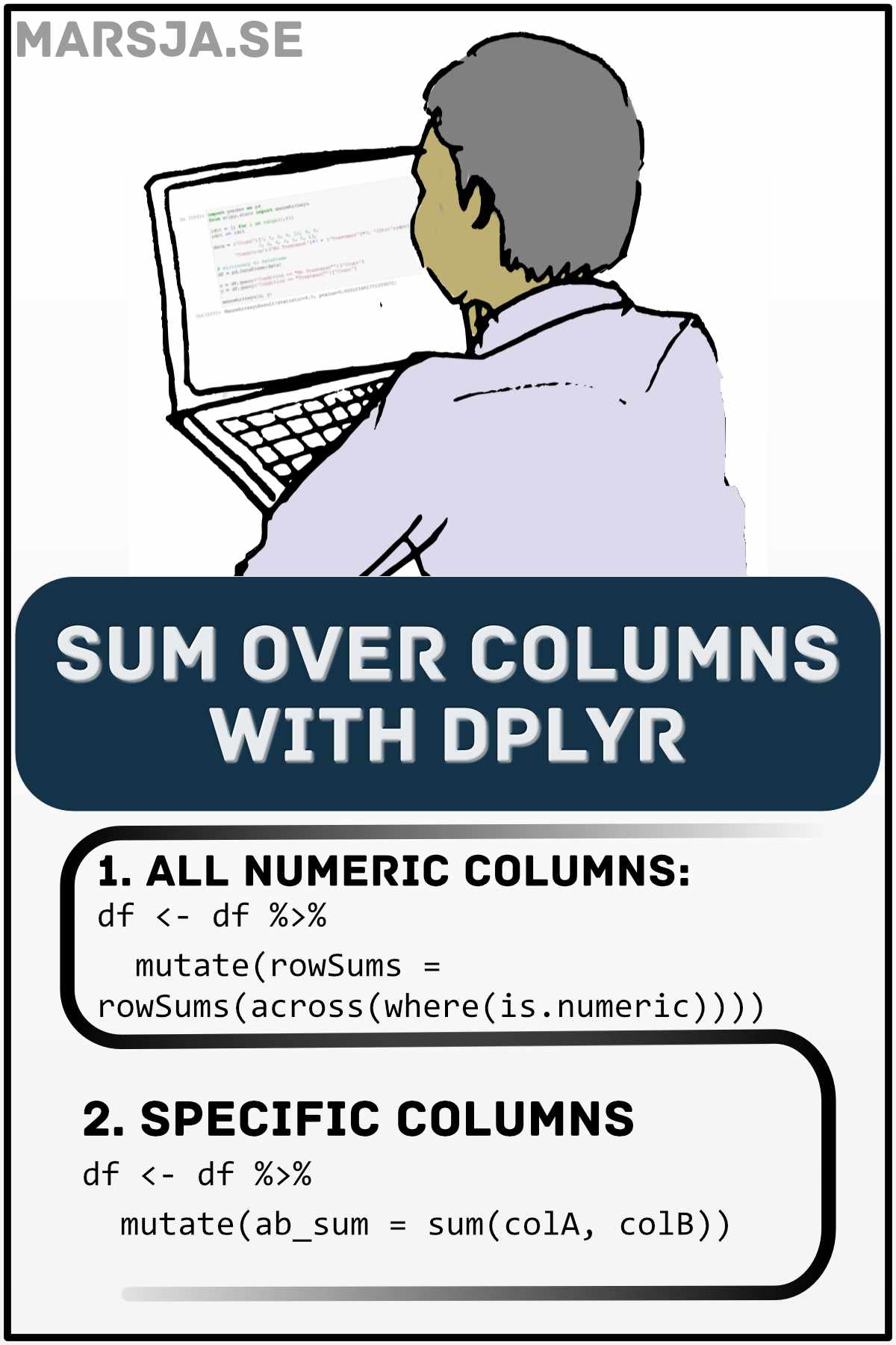 sum across columns in R