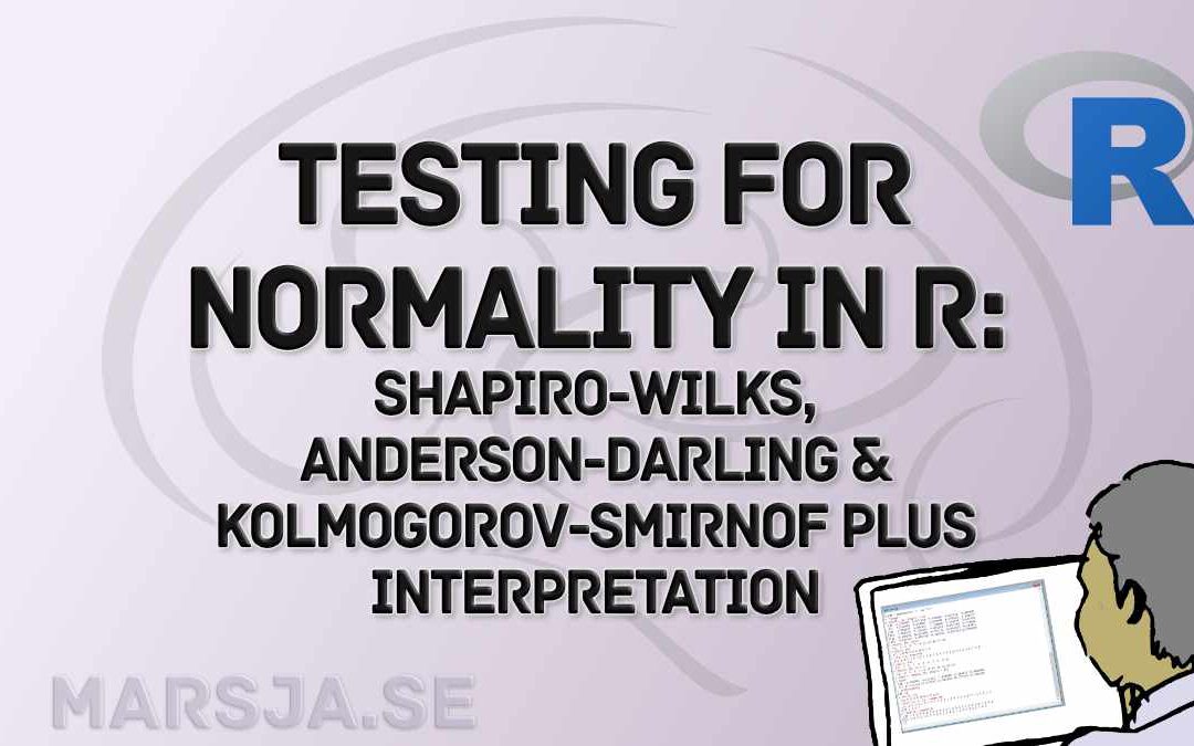 testing for normality in R