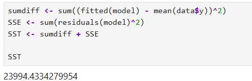 alternative way to calculate sst in r