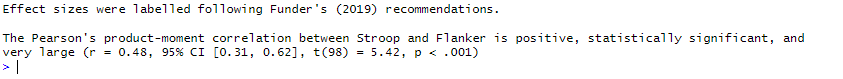 use the report function to get text for your thesis.