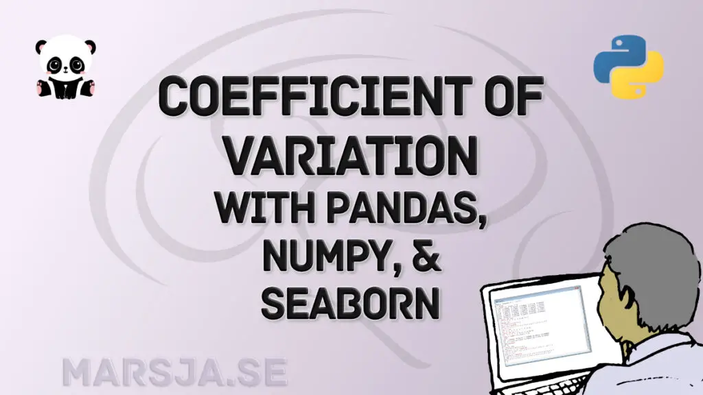 coefficient of variation python tutorial