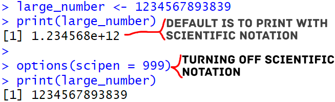 how to turn off scientific notation in R