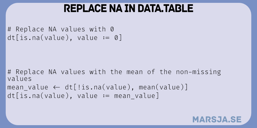 data.table replace na