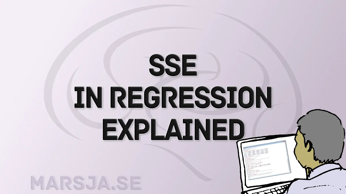 sum of squared errors in regression tutorial